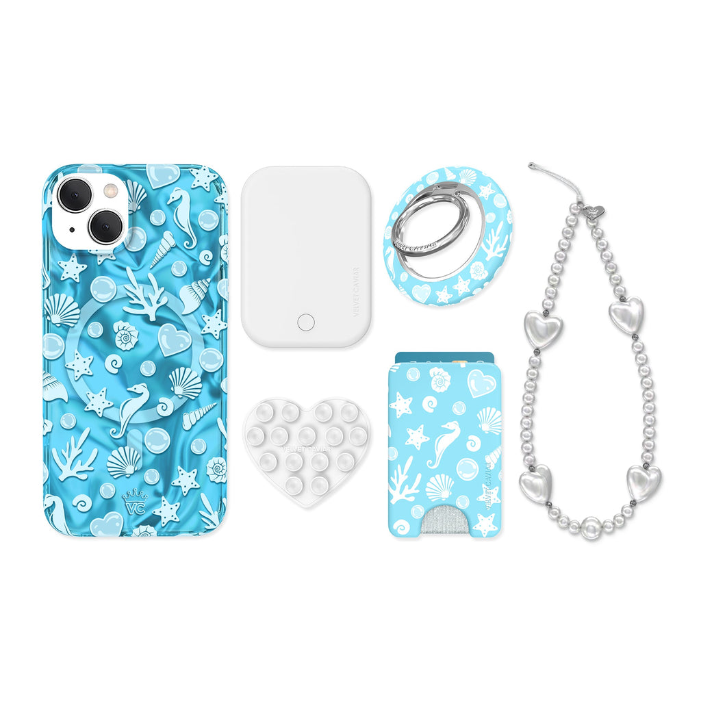 Aquamarine Holo iPhone Bundle Set