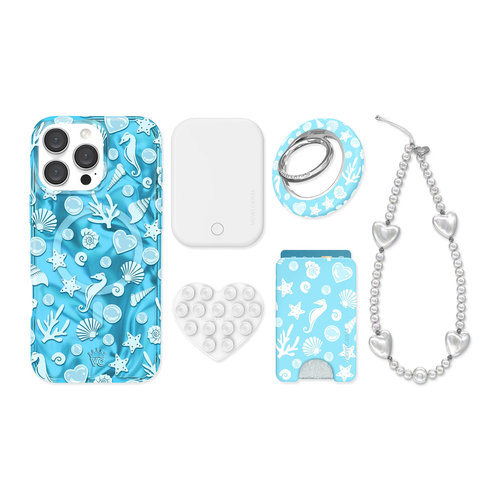 Aquamarine Holo iPhone Bundle Set
