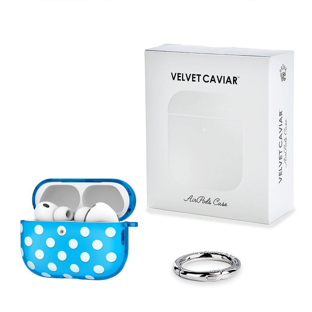 Aquamarine Polka Dot  AirPod Case