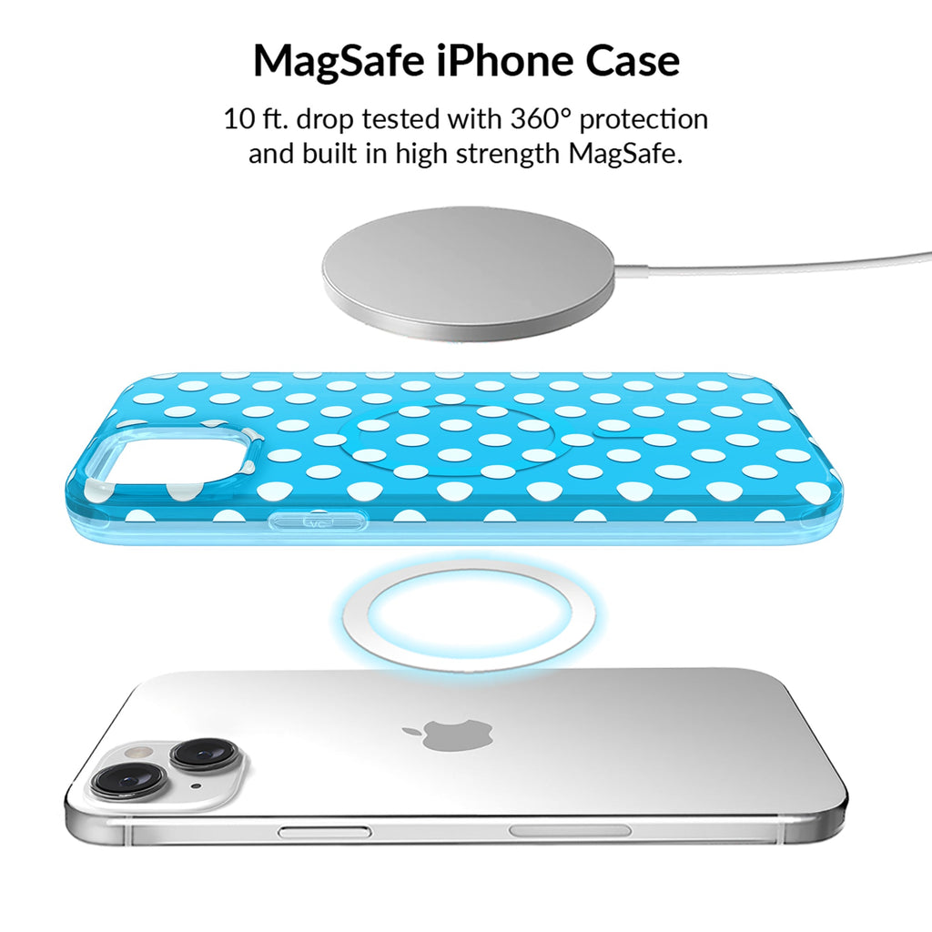 Aquamarine Polka Dot iPhone Bundle Set