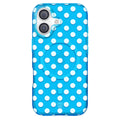 Aquamarine Polka Dot iPhone Case