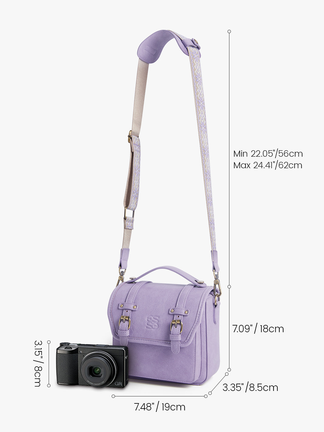 Clara Vintage Shoulder Camera Bag