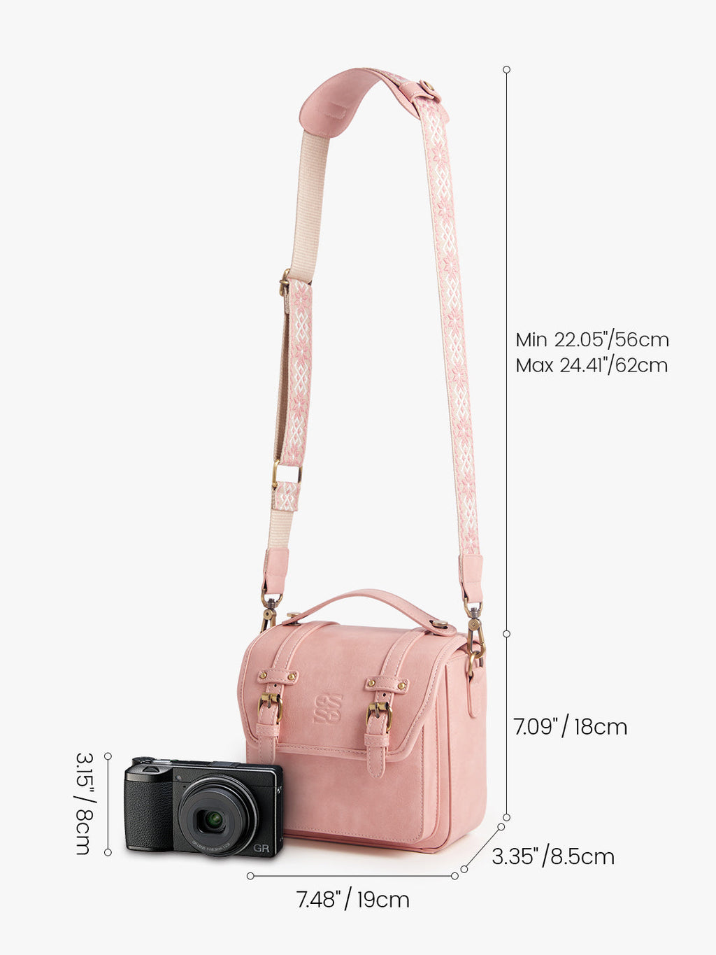 Clara Vintage Shoulder Camera Bag
