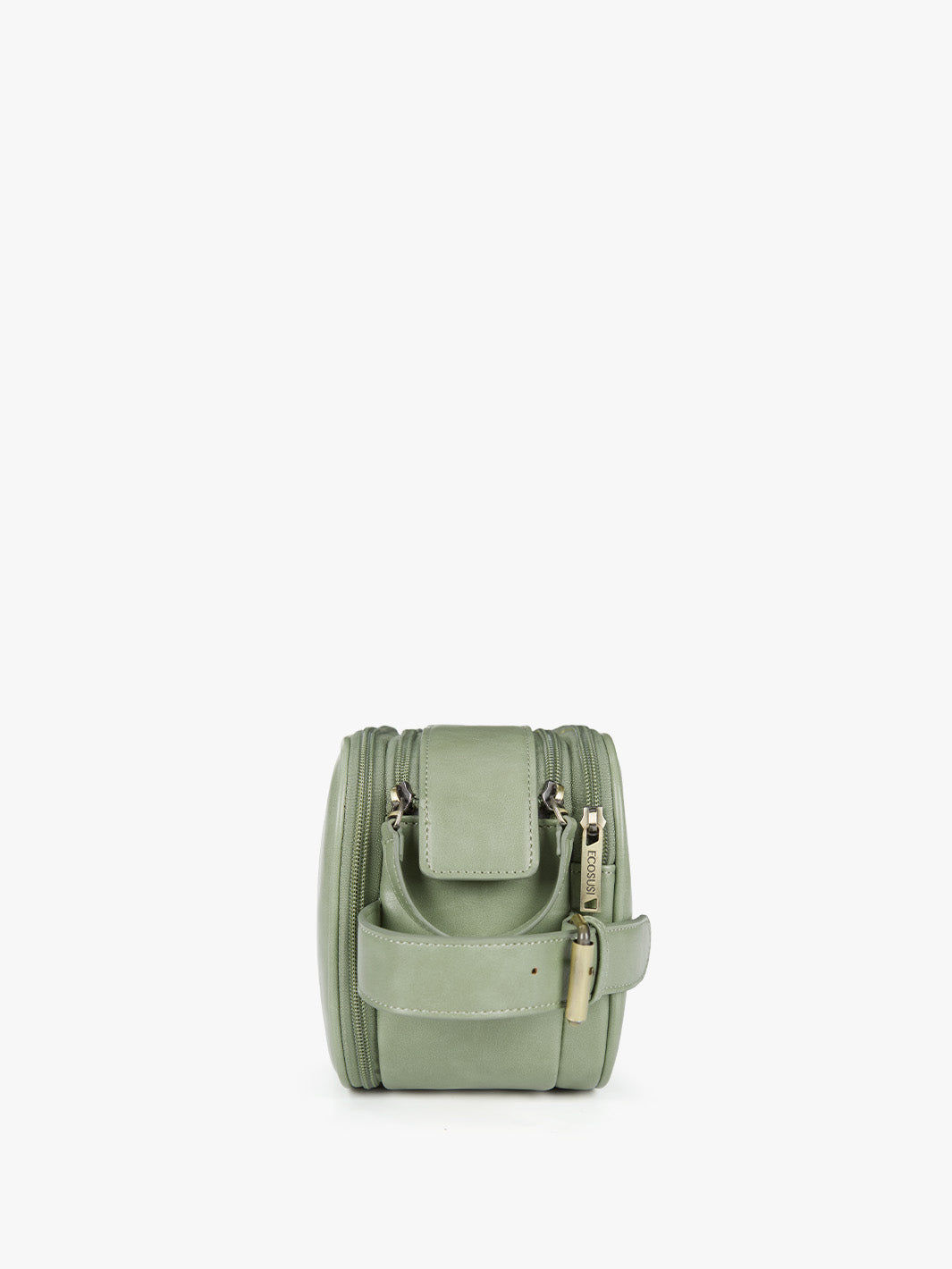 Elena Large Vegan Leather Toiletry Bag