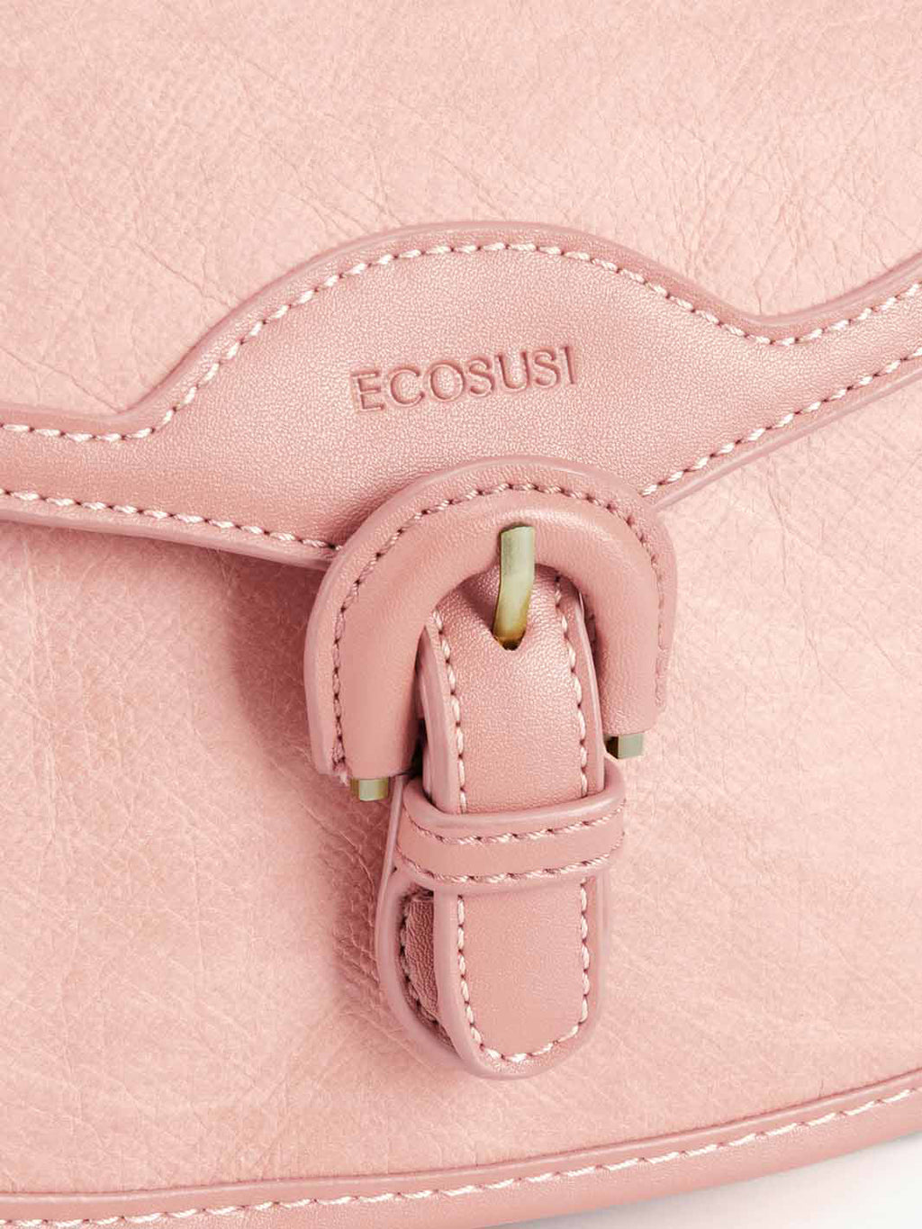 Evelina Washable Paper Vintage Saddle Crossbody