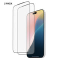 2-Pack Clear Glass Screen Protector + Easy Install Kit