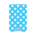 Aquamarine Polka Dot MagSafe Wallet