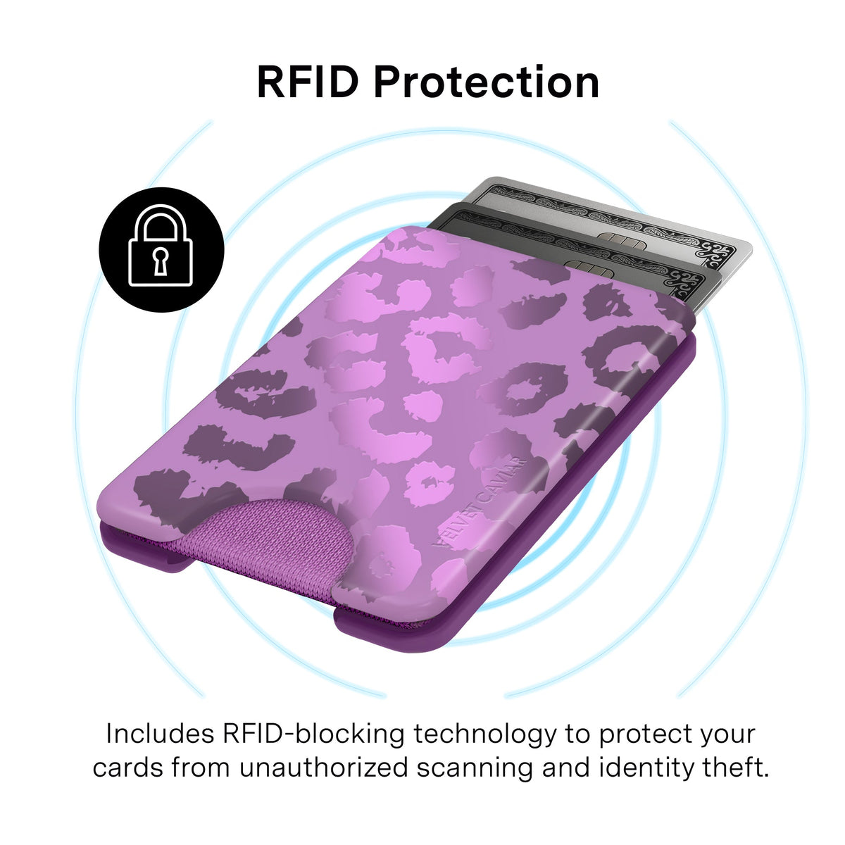 Amethyst Leopard MagSafe Wallet